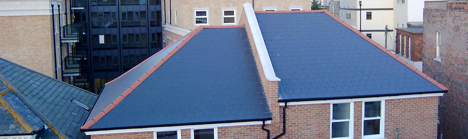 Roofing banner